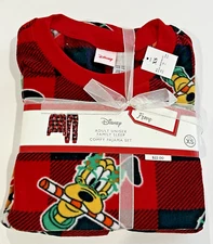 Disney Mickey Mouse & Minnie Mouse XS Matching Family Pajama Set Adults Unisex