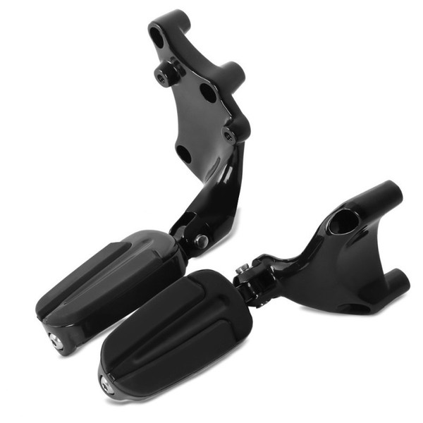 Sozius Fussrasten Set Mit Halter FüR Harley Davidson Sportster 1200 T Superlow 1-image