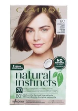 Clairol Natural Instincts Hair Color 6C Light Brown To 28 Shampoos 1 Application
