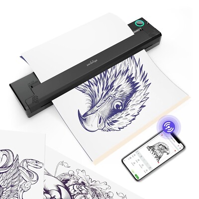 Peripage P90 | Kabelloser Tattoo Schablonendrucker | Thermo Tattoo Maschine