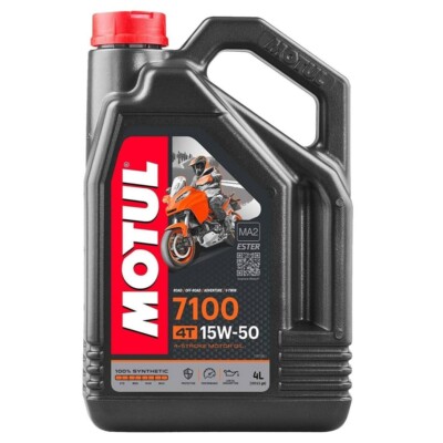 Motul 7100 15W50 100% Synthetic Motor Oil - 4 Liter 104299