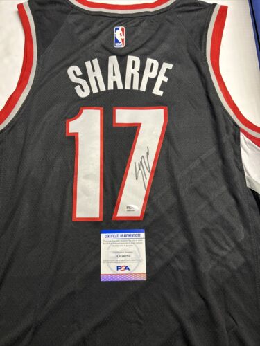 Shaedon Sharpe Signed Jersey PSA/DNA COA Portland Trailblazers Rookie Lillard - Picture 1 of 4