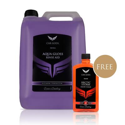 Car Detailing Klarspüler Hydrophobe Wasserverdrängung 5L mit gratis Snow Foam!