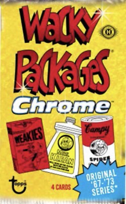 2014 Topps Wacky Packages Chrome U pick Complete Your Set BASE