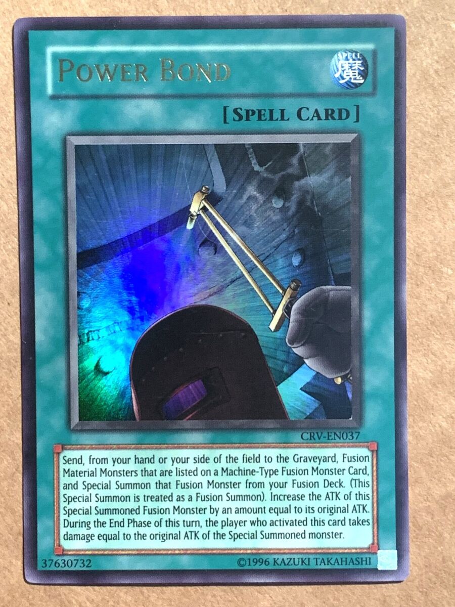 yugioh Power Bond CRV-EN037 Unlimited Edition Ultra Rare yugioh Power Bond CRV-EN037 Unlimited Edition Ultra Rare