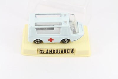 Mira Stretcha Fetcha Ambulance Matchbox Copy in Box Vintage Spain Die Cast