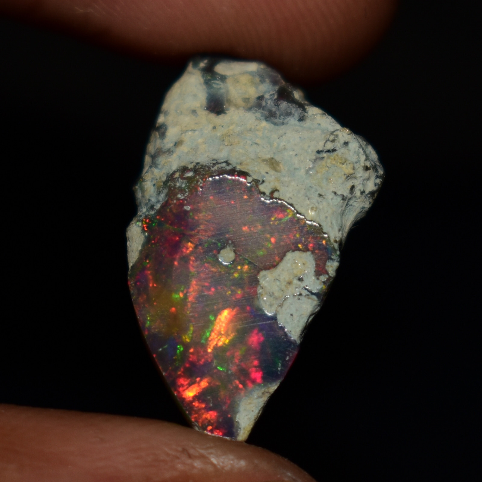 Black Opal Rough 8.90 Carats, Smoked Ethiopian Welo Opal Rough, Fire Opal Raw