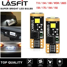 LED T10 168 2825 License Plate Light Bulb 6000K Xenon White for Ford F-150 2022