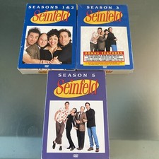Seinfeld DVD 3 LOT- Season 1 &2, Season 3 Brand New & Sealed & Season 5 VG