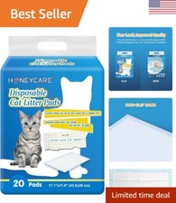 20 Count Cat Litter Pads, 17.1 by 11.8-Inch
