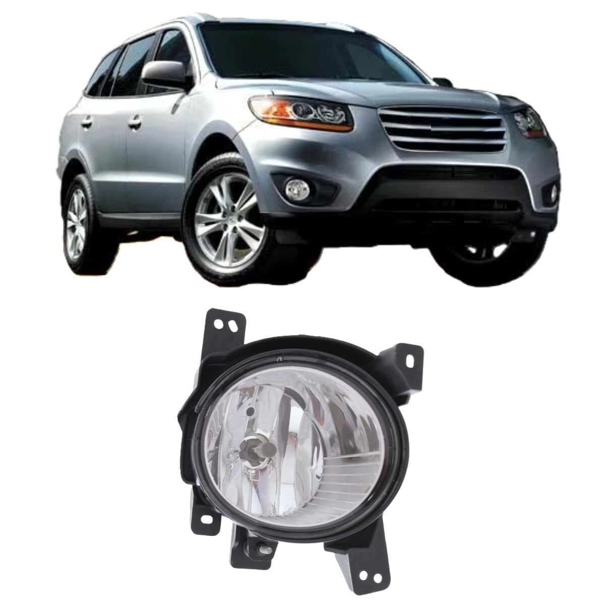 For Hyundai Santa Fe 2010 2011 2012 Fog Light Assembly RH 