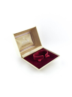 Vintage Elgin Uhrenbox / Uhrenschachtel  watch box 50's