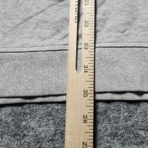 FITS LIKE A SMALL Kenzo Paris Embroidered Logo Grey Sweatshirt Pullover in Large - Picture 6 of 8