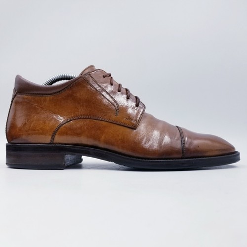 Stivaletti Johnston Murphy Cellini Made in Italy pelle di cervo marrone taglia 9 M - Foto 10 di 21