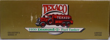 Ertl 9330VO Texaco 1930 Diamond T Fuel Tanker Series 7 Die Cast Bank NEW