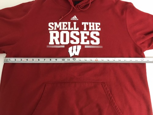 Wisconsin Badgers Adidas Smell The Roses Hoodie rot 2012 Rose Bowl Large - Bild 4 von 10