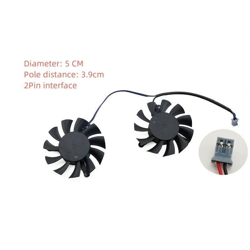 Cooling Fan Replace for MSI GeForce GTX 1650 4GT LP OCV1 Low