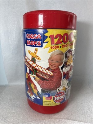 1200 Pieces Mega Micro Blocks Building Blocks Vintage 1993 Ritvik
