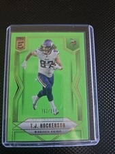 2025 Panini Donruss Elite - T.J. Hockenson #66 Aspirations Lime Green /999