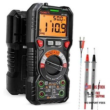 Digital Multimeter TRMS 6000 Counts Voltmeter Auto-Ranging Fast 6000 counts