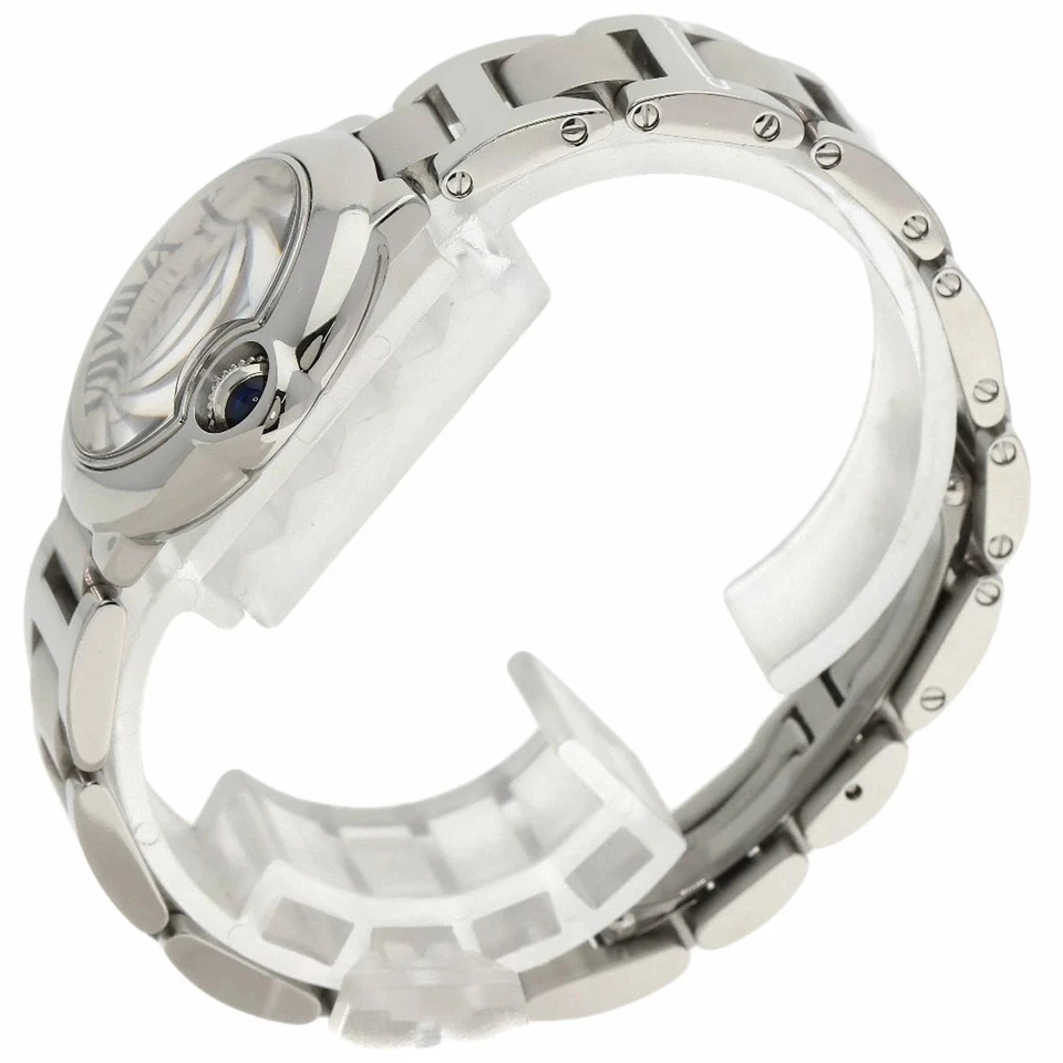 CARTIER Ballon Bleu SM W69010Z4 Stainless Steel Quartz Silver Ladies Wristwatch - Image 4 of 4