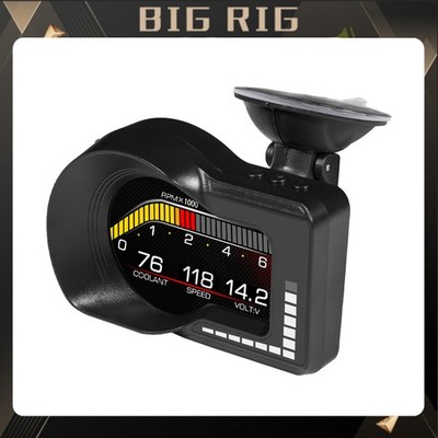 OBD2+GPS Dual System Car HUD Head Up Display Digital Speedometer RPM Temp Alarm