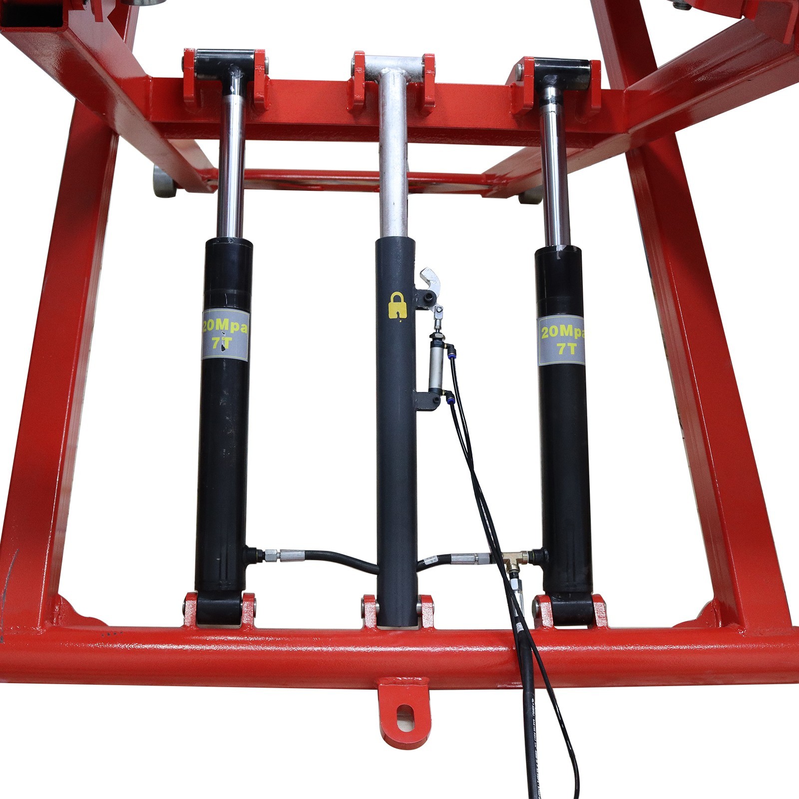 Large Plateform 6000lbs 4.33"-49.2in Rise Scissor Car Lift Auto Repair Lift Tool
