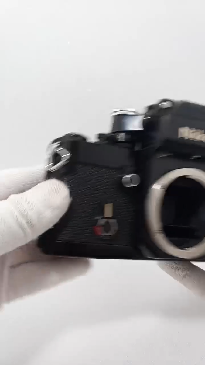 Nikon F2 Black Paint Film Camera Body with DP-1 Viewfinder Head