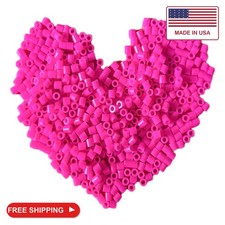Yowamho Fuse Beads for Crafts, 1000 Pcs 5mm Pink B.