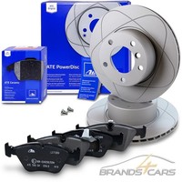 Ate Powerdisc Bremsscheiben + Ceramic BremsbelÄGe Vorne FÜR Bmw 5-ER E39