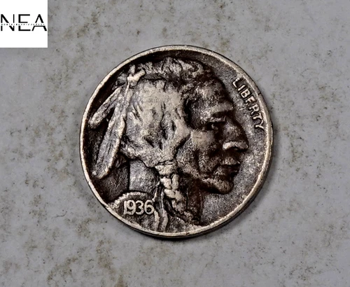 1936-D Buffalo Nickel ~Extra Fine XF/EF ~ ZB760