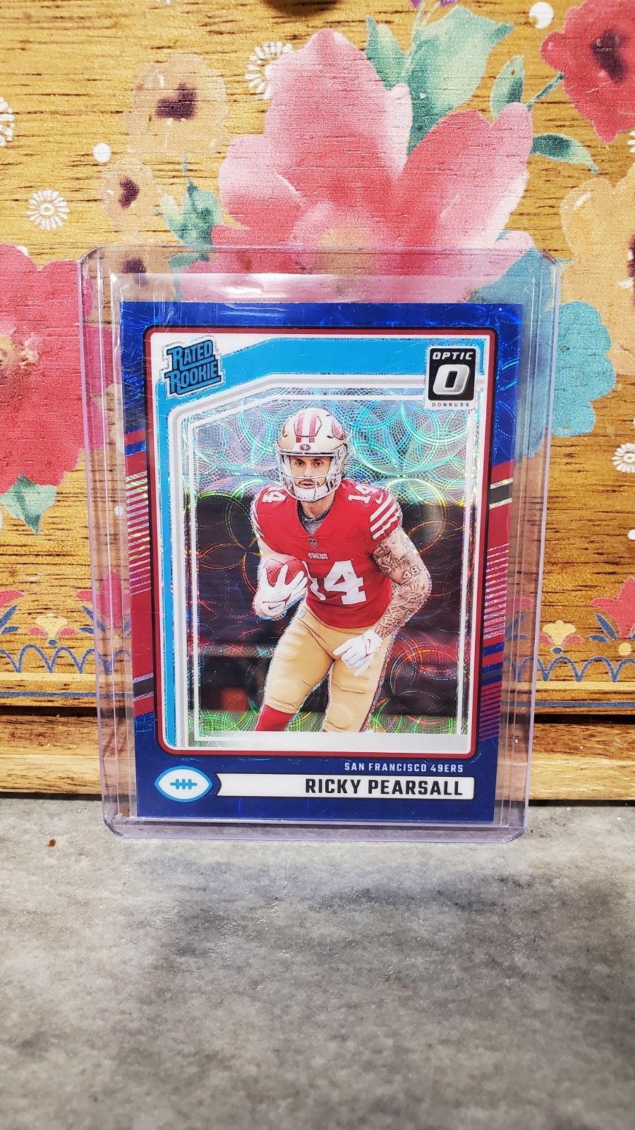 2024 Panini Donruss - Rated Rookie Ricky Pearsall #318 Optic Preview Blue Scope