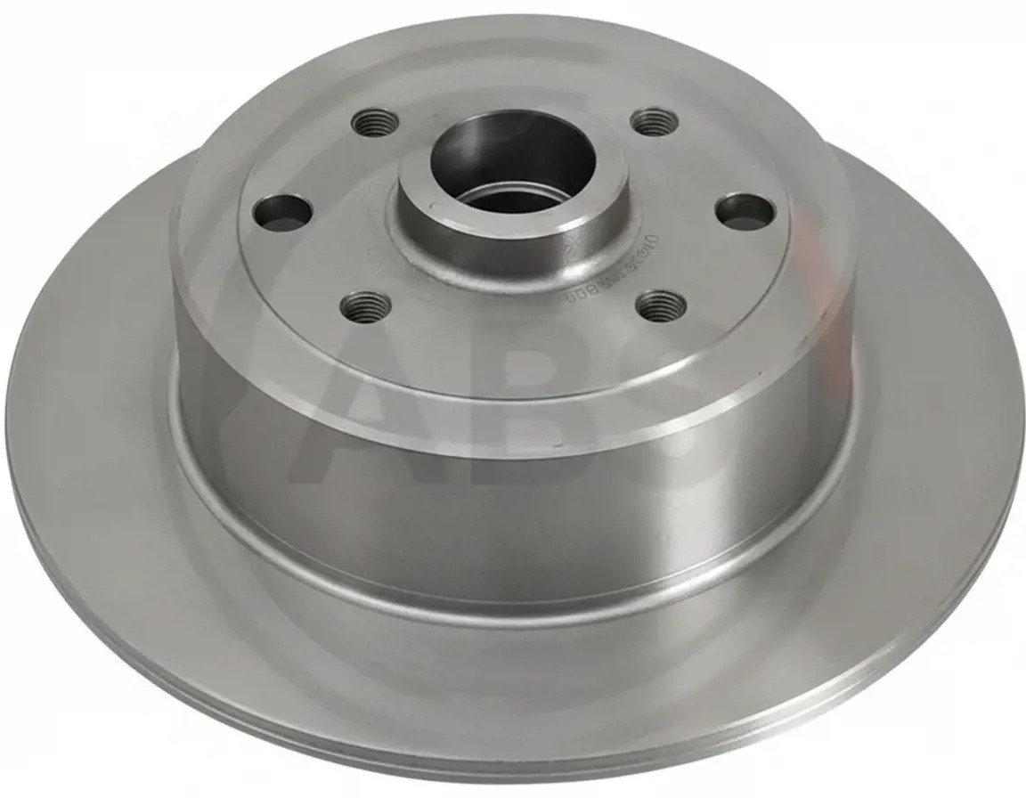 2x Brake disc solid 15893 A.B.S. for OPEL KADETT E Hatchback KADETT E