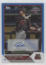 2023 Topps Pro Debut Blue Foil Auto 81/150 Tyler Locklear #PD-98 Auto 2x6