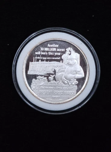Smokey Bear 1 oz .999 Fine Silver Rounds Variety Design 1949-1