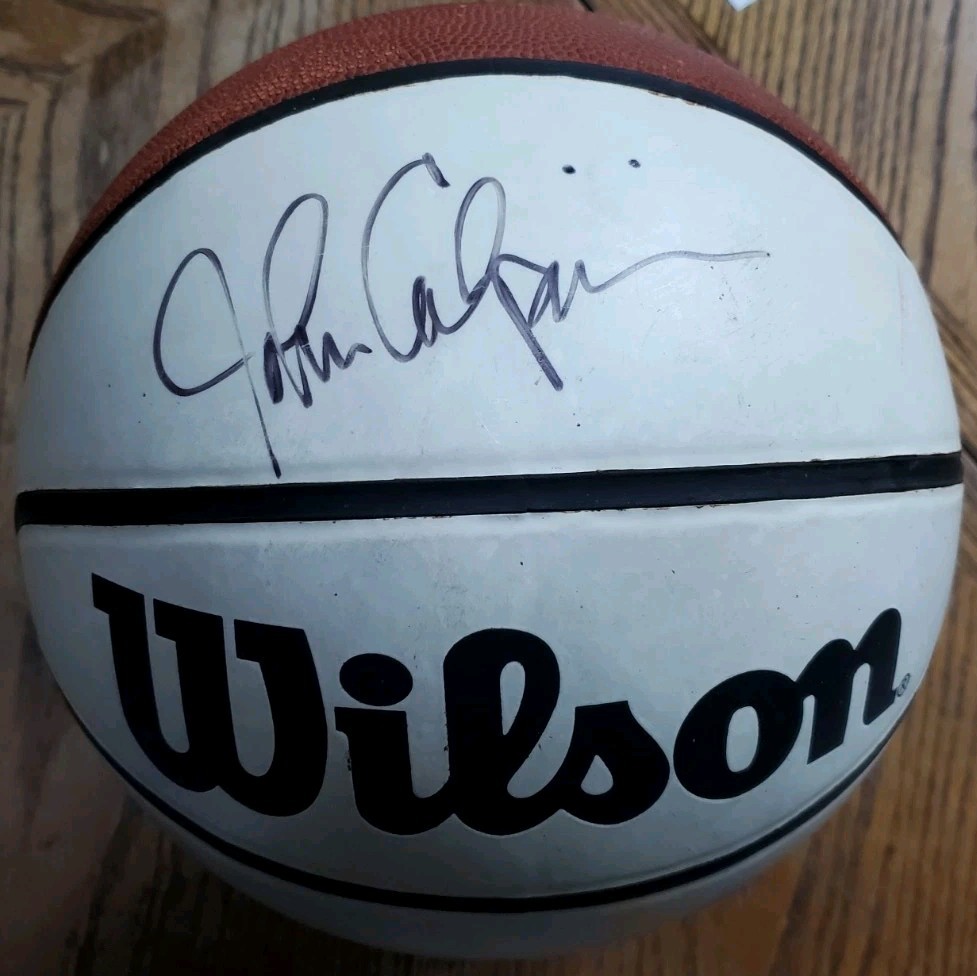 John Calipari Autographed Signed Kentucky Wildcats Kentucky Coach Wilson FS Basketball JSA COA 