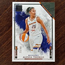 2025 Panini Impeccable WNBA #16 Alyssa Thomas SILVER /40