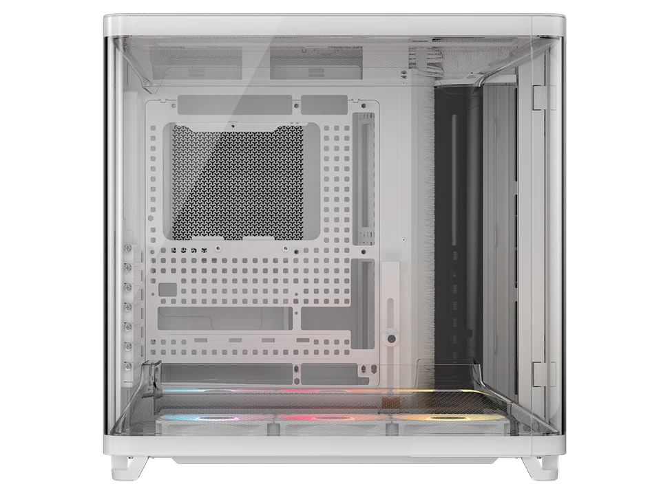Corsair AIR 5400 RS-R ARGB Triple Chamber Mid-Tower PC Case-White with 3x RS-R 1 - Image 3 of 4