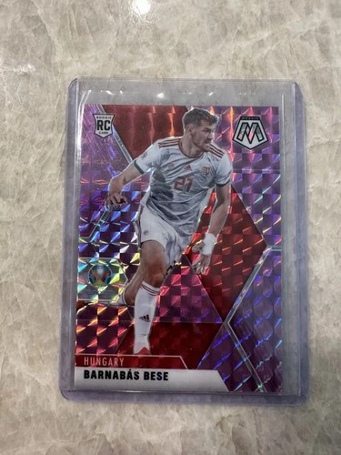 2021 Mosaic UEFA EURO Barnabas Bese RC Circles Pink /49 Rookie RC Card Soccer