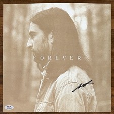 Noah Kahan Stick Season Chestnut Vinyl & SIGNED Forever Card PSA DNA COA Auto