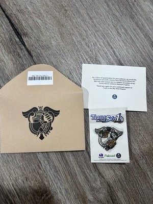 Trails In The Sky 1st Chapter Senior Bracer Pin Guild Letter Envelope Game Rpg X