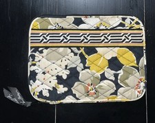 Vera Bradley Dogwood Zip Case Cover Sleeve iPad E-Reader Kindle Tablet 9x6.5  