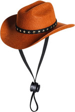 Pet Cowboy Costume Cosplay Cap Halloween Costumes for Dogs Cat Pet Party Decorat