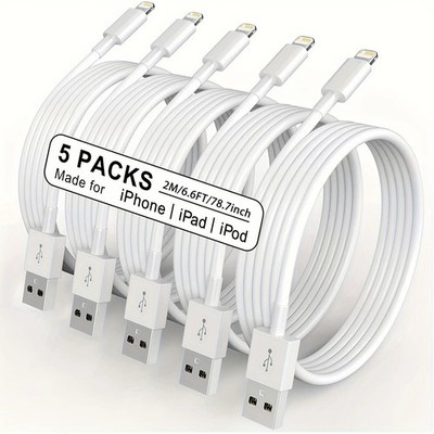 USB to Cable 6.6FT Fast Charger Cord For iPhone 14 13 12 11 Pro Max XR