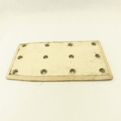 Cascade 356629 60F White Rubber Bolt On Contact Pad Paper Roll Clamp