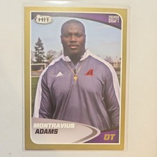 2017 SAGE HIT Gold #68 Montravius Adams RC Green Bay Packers