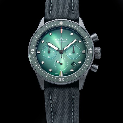 Blancpain Fifty Fathoms Bathyscaphe Chronographe 5200-0153-B52A Green