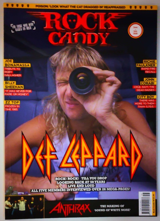 Rock Candy magazine June/July 2026 Def Leppard, Poison, Joe Bonamassa, ZZ Top