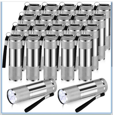 VIHOSE 20 Pcs Mini Flashlights Bulk, Bright Aluminum Handheld Flash Cute 
