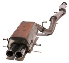 FOX Komplettanlage ab Kat 2x80 Absorber für Subaru Impreza 2.0l Turbo 2.0l ab 00